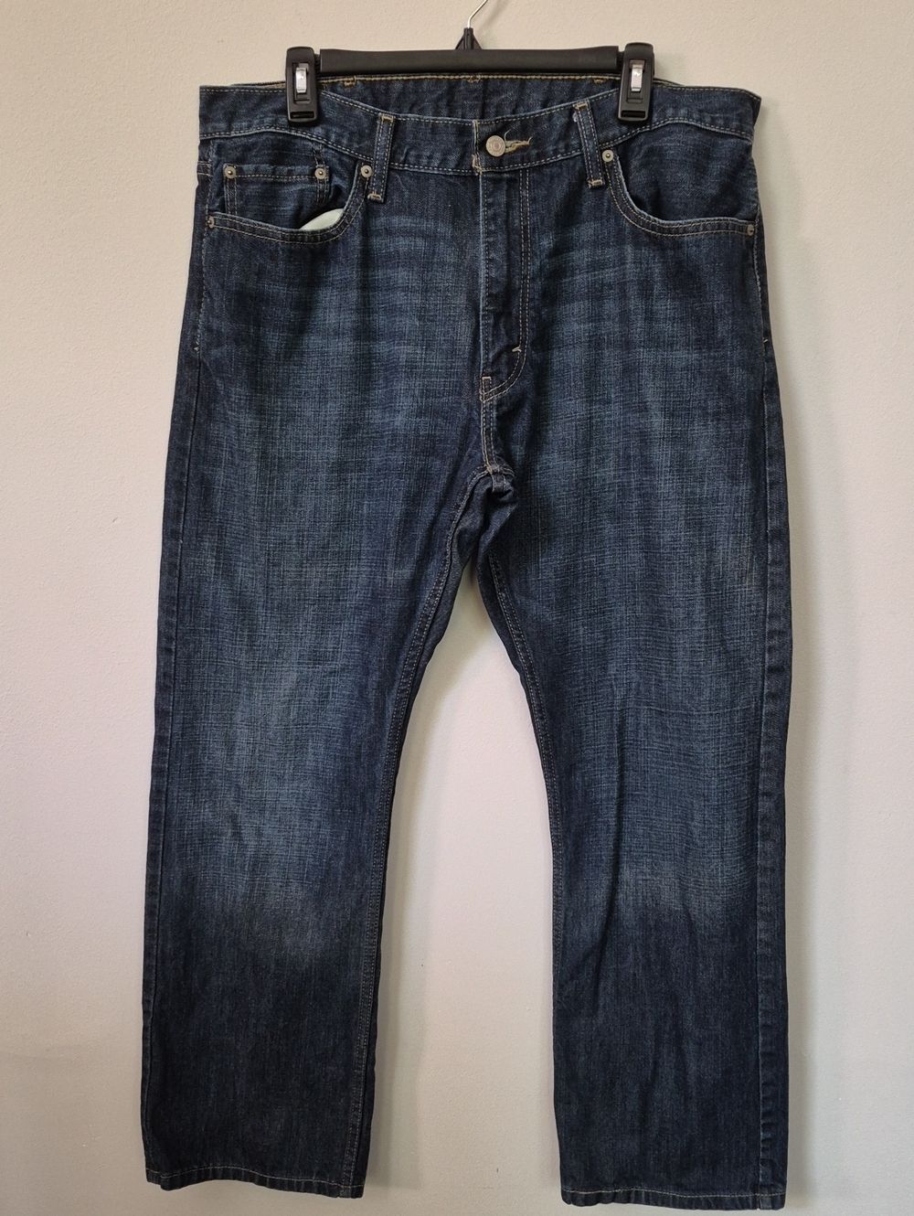 Levi's 514 Men's 38x30 Slim Straight Leg Dark Indigo Jeans 2011 Red Tab Classic